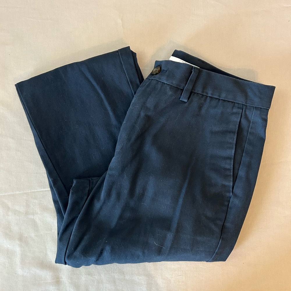Amazon Essentials Men's Navy Blue‎ Flat Front Chinos Size 30 x 32